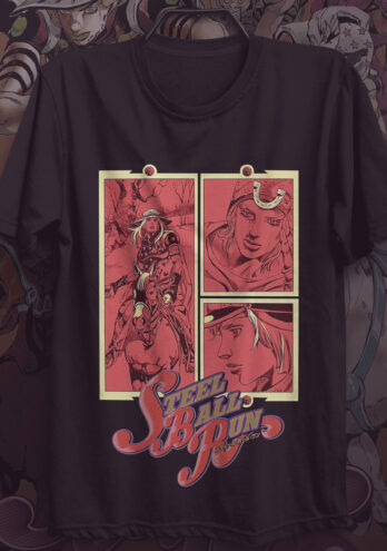 Camiseta Steel Ball Run – JoJo Universe