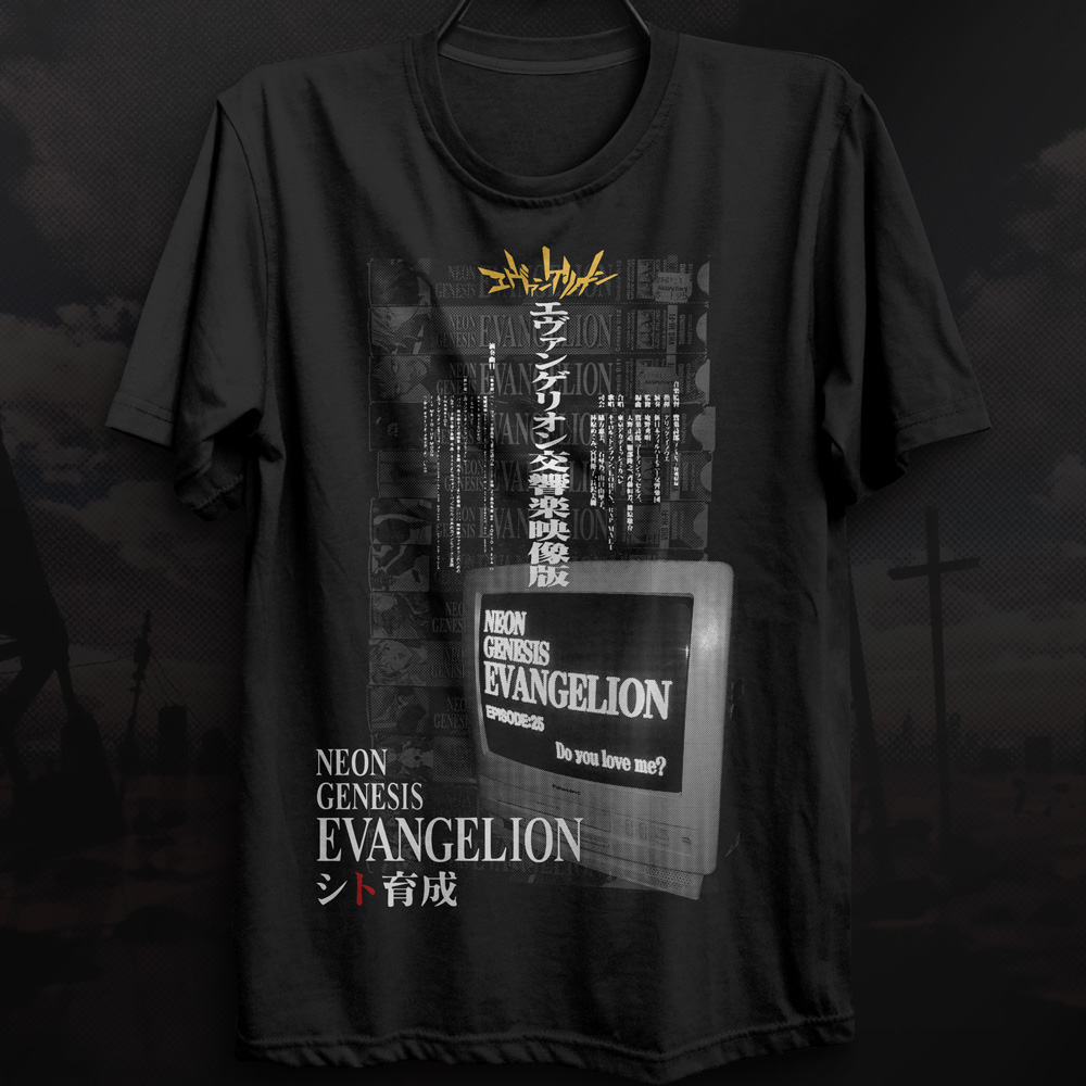 Camiseta Neon Genesis Evangelion - VHS